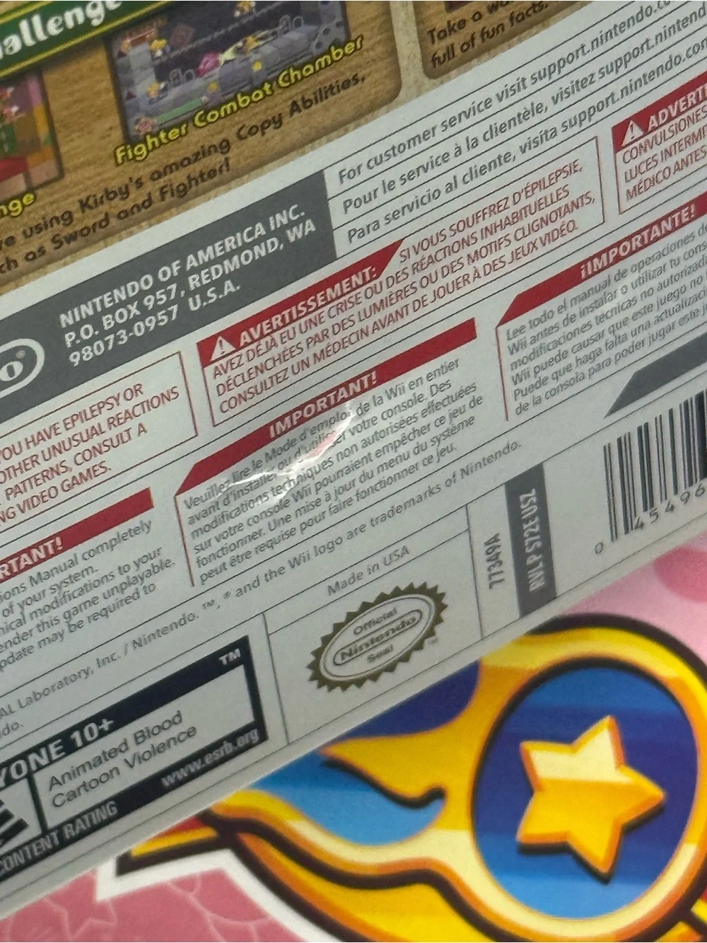 Kirby's Dream Collection Special Edition (Nintendo Wii, 2012)